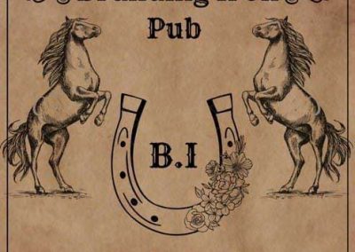 Branding Iron Pub Ride Like The Wind Poster