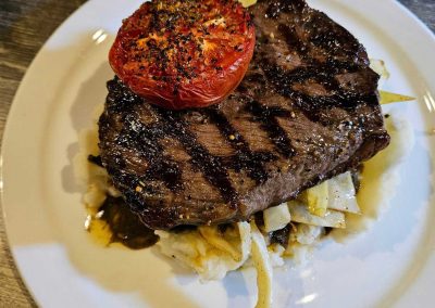 Branding Iron Pub Steak Dinner with Lobster Claw Special