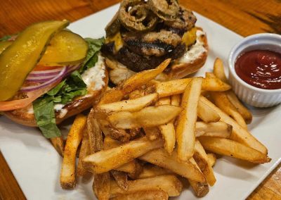 Branding Iron Pub Try our Big Kahuna Burger